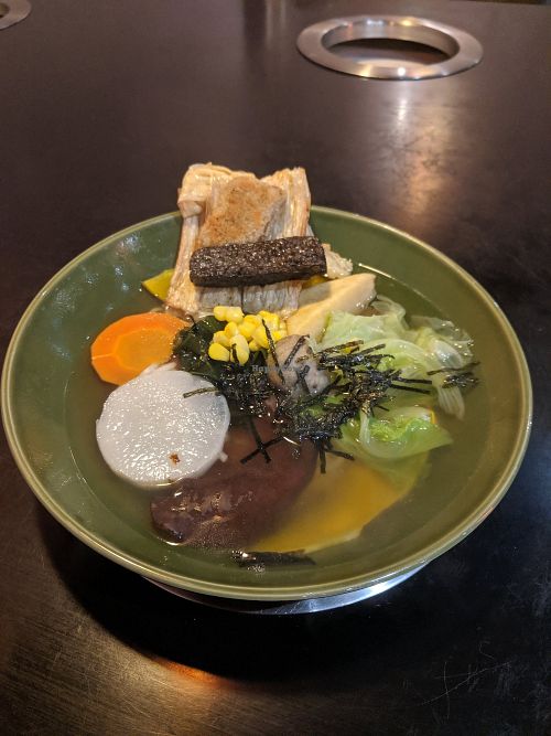Original vegetable ramen at Shū Xìng Táng 蔬杏堂 in Jiaoxi
