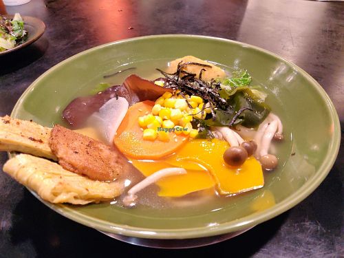 Vegetable ramen at Shū Xìng Táng 蔬杏堂 in Jiaoxi