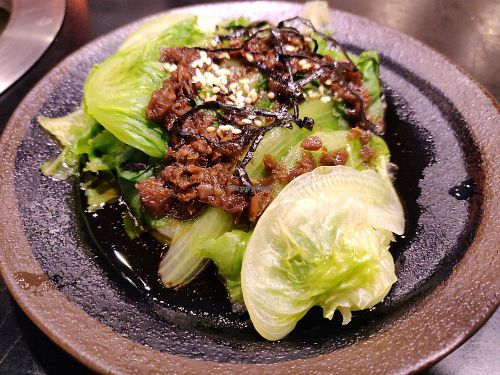 Just greens at Shū Xìng Táng 蔬杏堂 in Jiaoxi