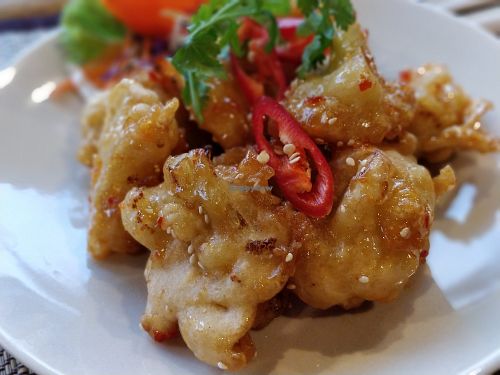Cauliflower wings at Taste From Heaven in Koh Phangan