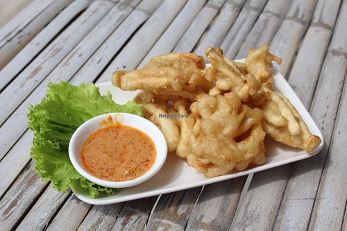 Deep Fried Mushrooms at Taste From Heaven in Koh Phangan