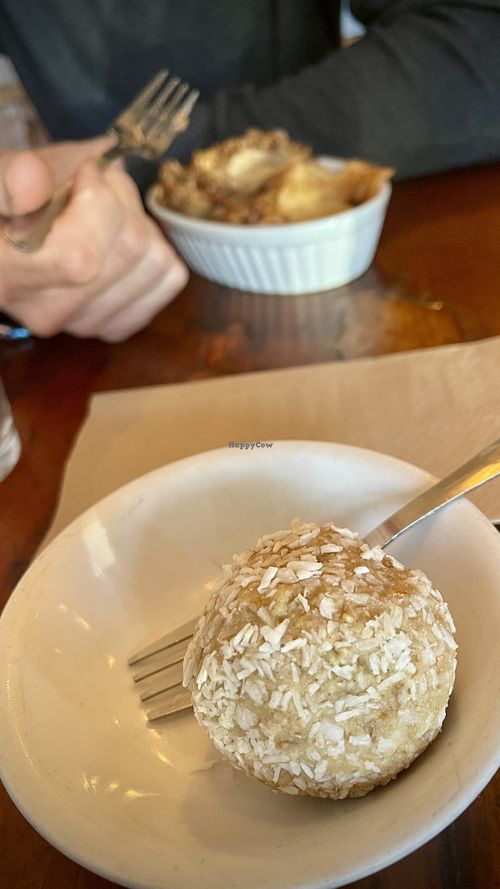 Cashew Ball gf  #Veganuary at The Naam in Vancouver