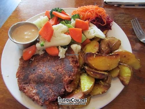 Naam steak platter at The Naam in Vancouver