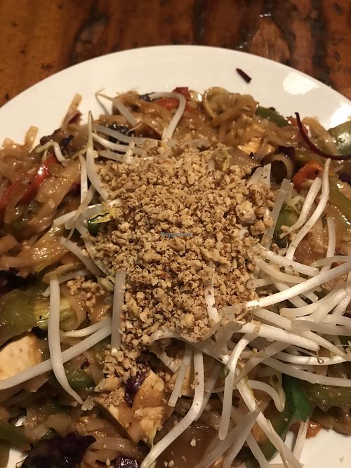 Vegan pad Thai  at The Naam in Vancouver