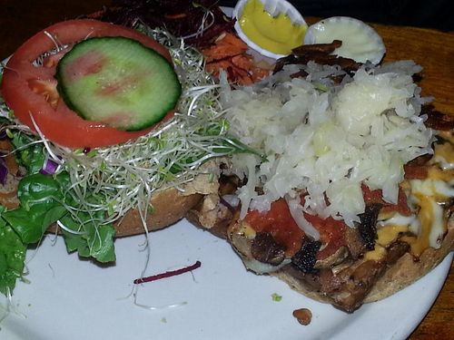 tempeh reuben at The Naam in Vancouver