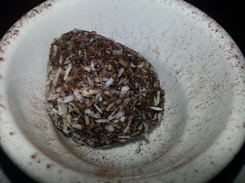 raw cacao ball at The Naam in Vancouver