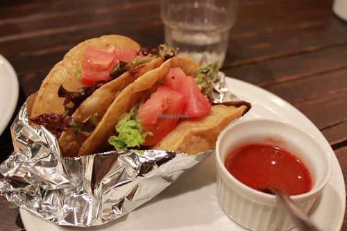 vegan tacos at Otis in Hiroshima