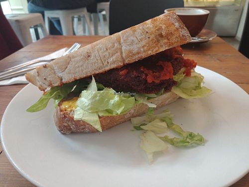 Ask for the burger to be made vegan. It is good! at The Standard Kitchen in Dunedin