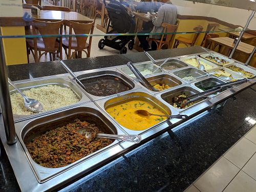 Buffet por quilo ou livre acima de R$ 27,90 at Salus Veg - Rua Mexico in Curitiba