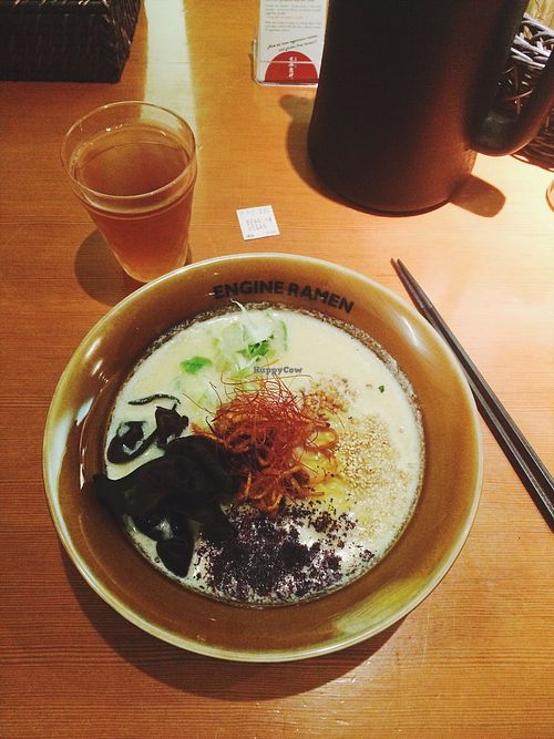 Spicy ramen at Kyoto Engine Ramen in Kyoto