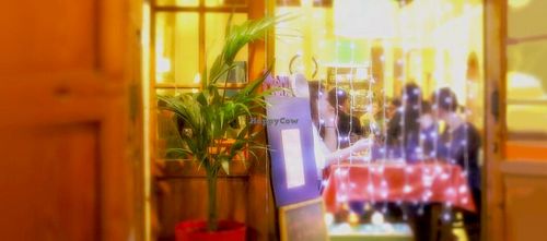 el restaurant l'hortet visto desde la calle at L'Hortet in Barcelona