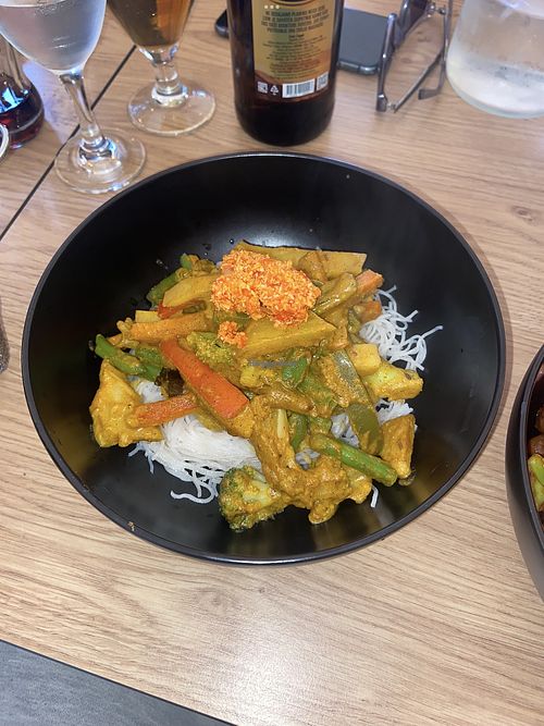 Vegan Curry Bowl  at Sri Lankan Curry Bowl in Zagreb