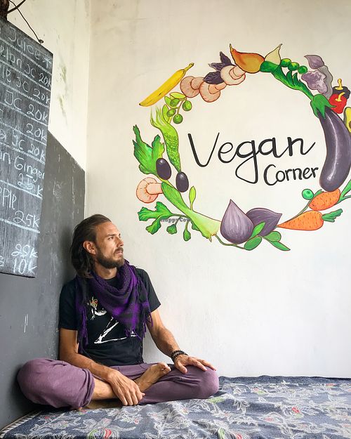 A vegan in the corner at Vegan corner at Vegan Corner - Jalan Rsi in Ubud