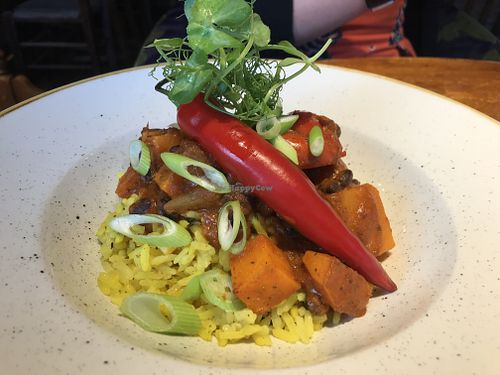 Squash Coconut Curry  at The Friar's Oak in Hassocks