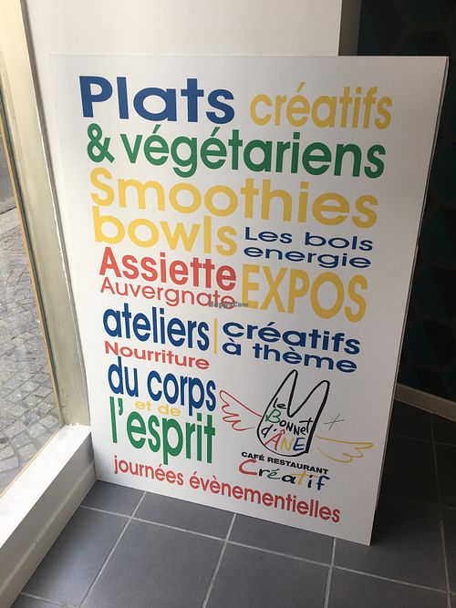 sign at Le Bonnet d'Ane in Clermont-ferrand