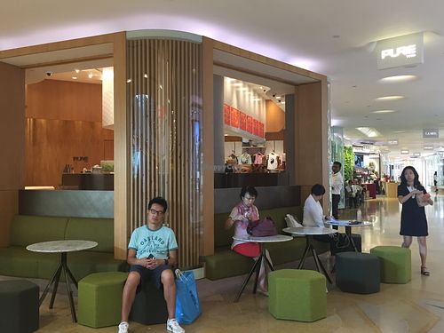 Some seating available  at Nood Food - Pacific Place in Hong Kong Island