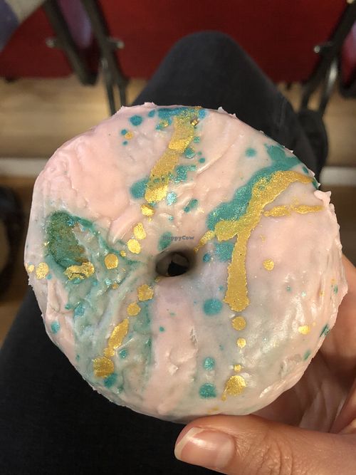 Marbled donut at Beau Monde Bakery in Penarth