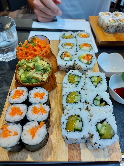 Vegan plate for 2 : everything was good at Sushi Kawaii in Montpellier