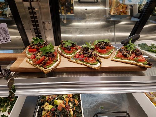 Raw vegan pizza at Erewhon Market - Santa Monica in Santa Monica