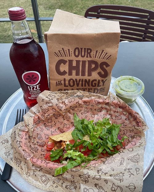 EASY QUICK VEGAN MEAL! They can have vegan queso and even vegan cheese because cheese is what’s missing.  at Chipotle - 7765 Airport Blvd in Mobile