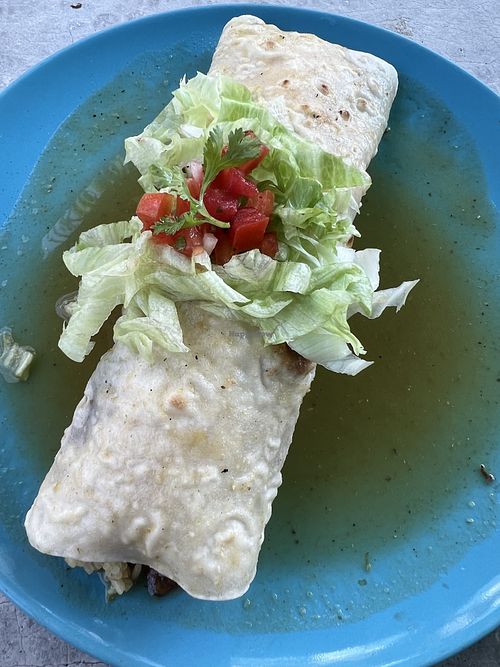 Vegan burrito  #Veganuary at Cafecito in Pai