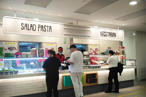 Vegetarian Stall is right behind the Foodcourt  at Sengkang General Hospital - Vegetarian Stall in Northeast Singapore