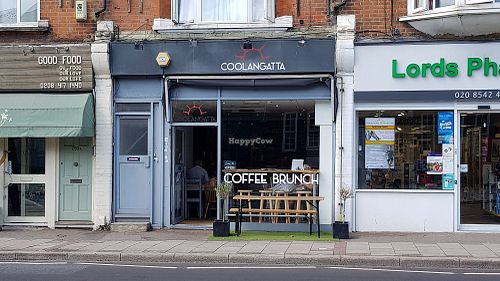 Outside at Coolangatta Cafe in South West London