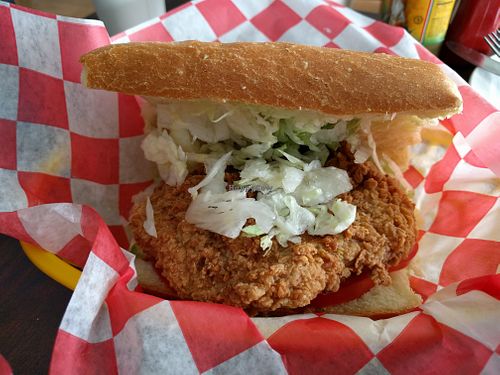 Chik'on Sammy at Thank Goodness It's Vegan in Goshen