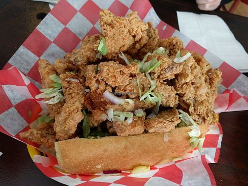 Oyster Po'boy at Thank Goodness It's Vegan in Goshen
