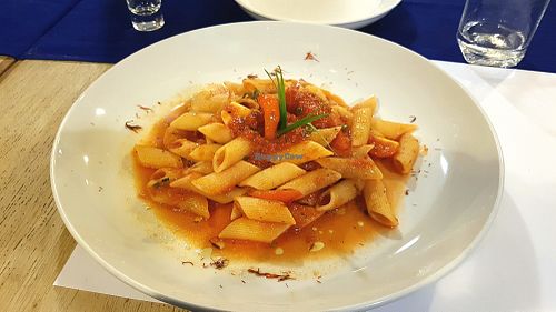 Penne all'arrabbiata at Il Tavolo in Vang Vieng
