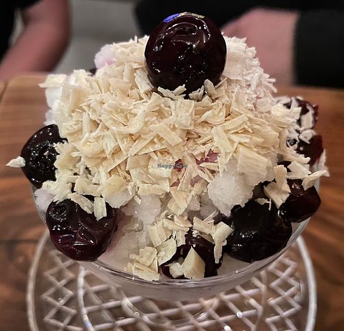 Almond granita  at Fonzo in Malaga