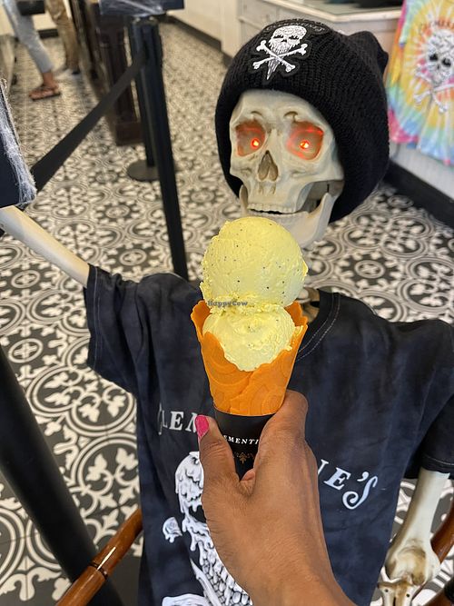 Lemon Poppyseed  #Veganuary at Clementine's Naughty & Nice Creamery in Clayton