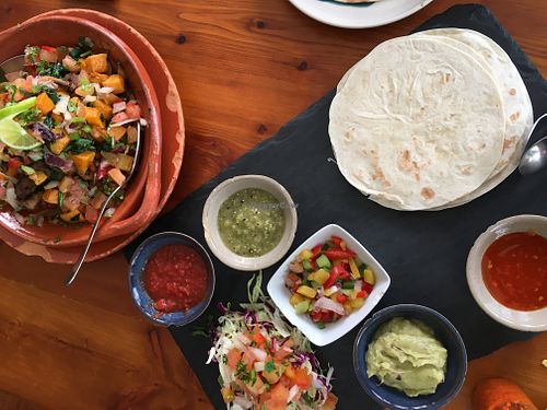 Vegan fajitas  at The Green Room in Lagos