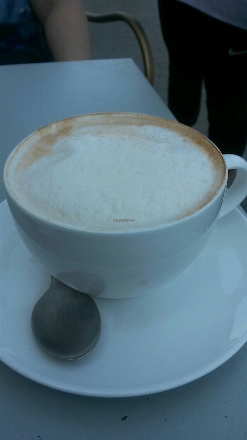 Decaf soya cappuccino at Love Lily Cakes in Sunderland