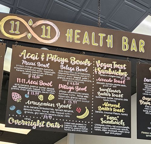 Part of menu at 11:11 in Newton