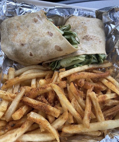 Cajun fries were very good   at Trio Plant-Based in Minneapolis