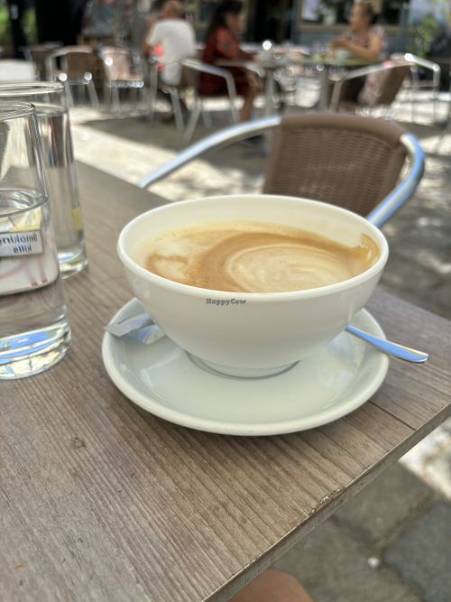 Café latte with oat milk   at An-Do in Vienna