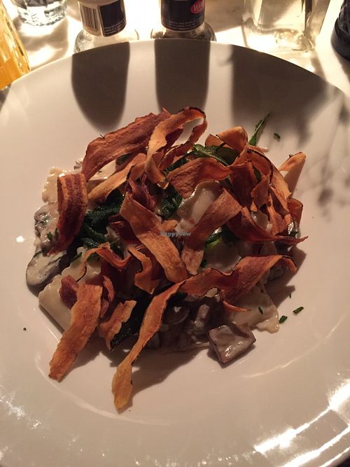 Mushroom and sage pappardelle - winter menu 2018. Divine!  at Meatless District - De Pijp in Amsterdam