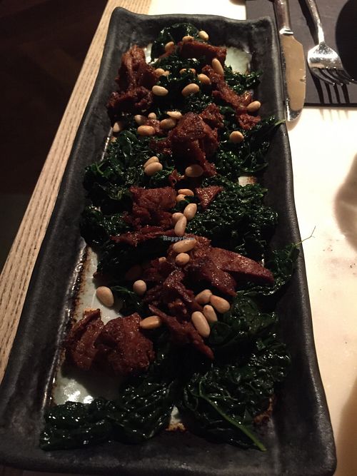 Bacon bits side - winter menu 2018. So delicious!  at Meatless District - De Pijp in Amsterdam