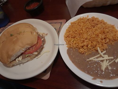 Veggie Torta at La Quesadilla Mexican Grill in Crown Point
