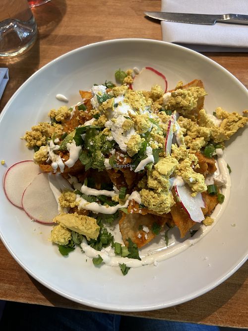 Chilaquiles…hella good!   at Revolution Winery and Kitchen in Sacramento
