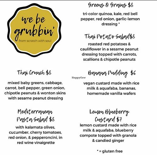 Other menu options  at We Be Grubbin in Bakersfield