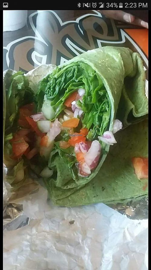 Veggie Wrap at Ms. Peaches in Merrillville