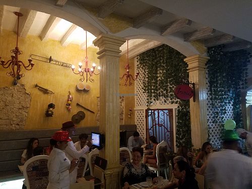 Inside at Zaitun in Cartagena
