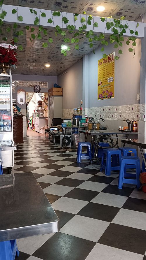 Restaurant interior at Com Chay - Nam Ky Khoi Nghia in Can Tho