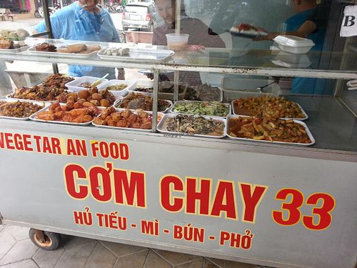 food cart at Com Chay - Nam Ky Khoi Nghia in Can Tho
