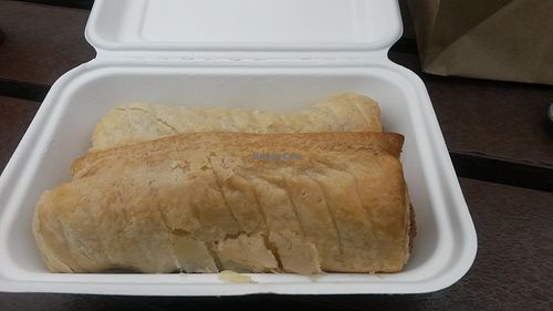 Vegan sausage rolls at Healthy Prep Kitchen in Morpeth