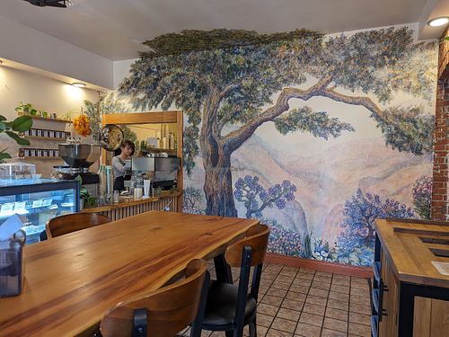 Café at Green Cuisine Vegetarian Restaurant in Victoria