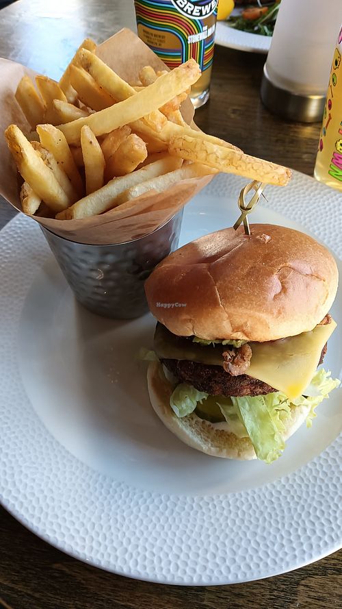 Falafel burger at The Mitre in South East London
