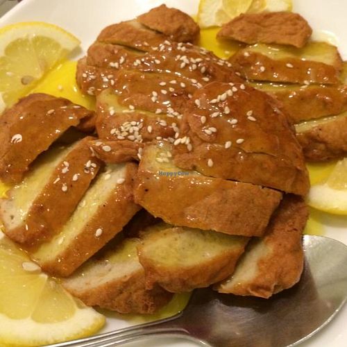 lemon chicken at Lotus Pond in Victoria